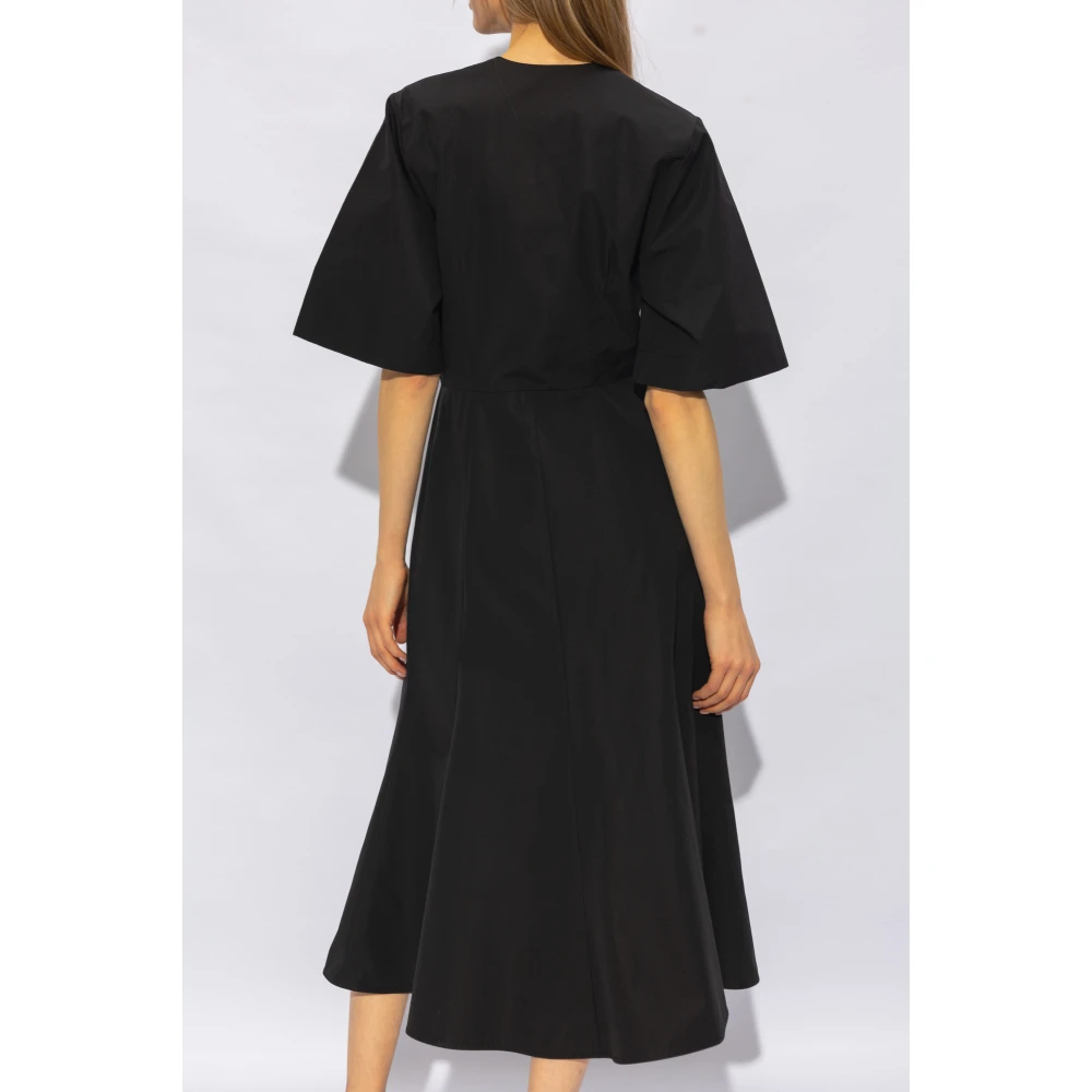 Ami Paris Katoenen jurk Black Dames