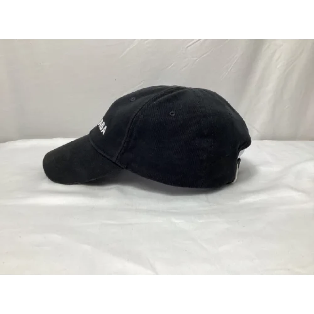 Balenciaga Vintage Pre-owned Cotton hats Black Heren