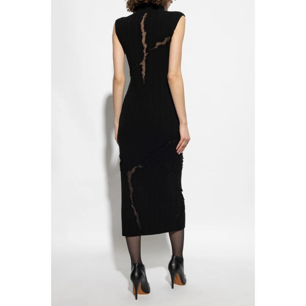 alexander mcqueen Wollen jurk Black Dames