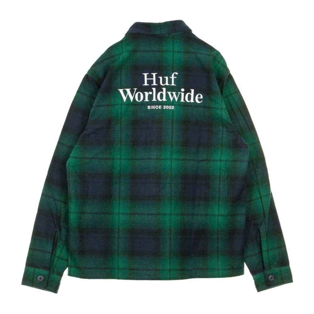 HUF Heren Lange Mouw Geweven Overhemd Multicolor Heren