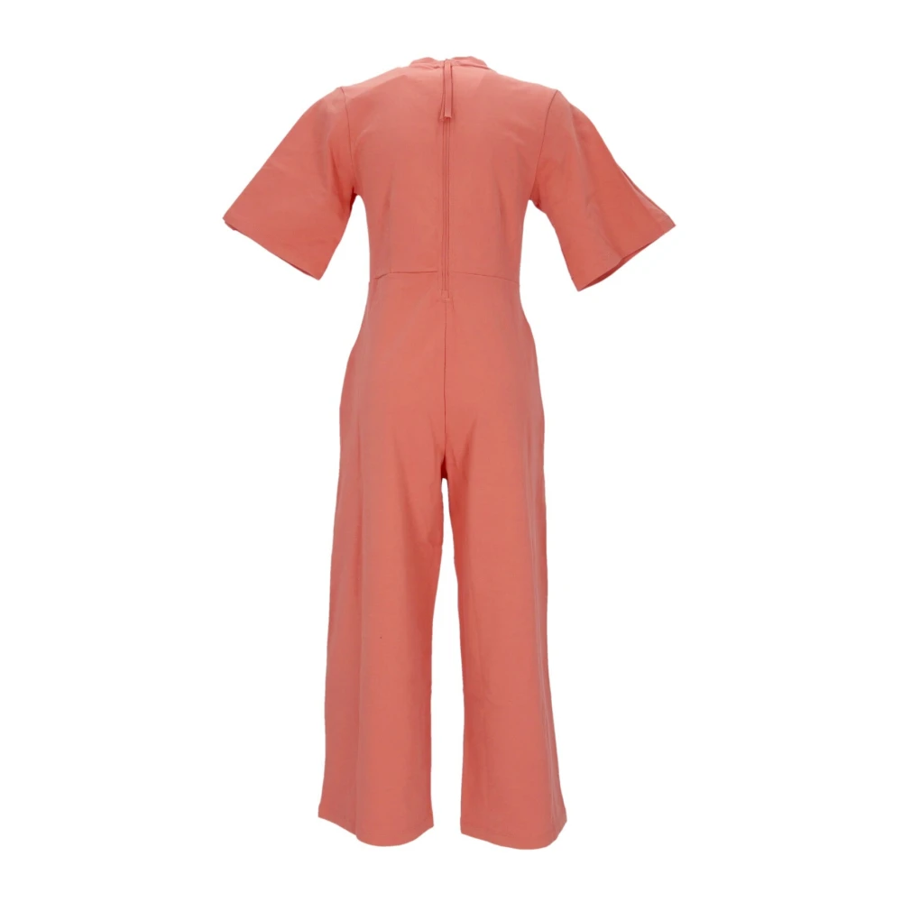 Nike Jersey Jumpsuit met Rits Orange Dames