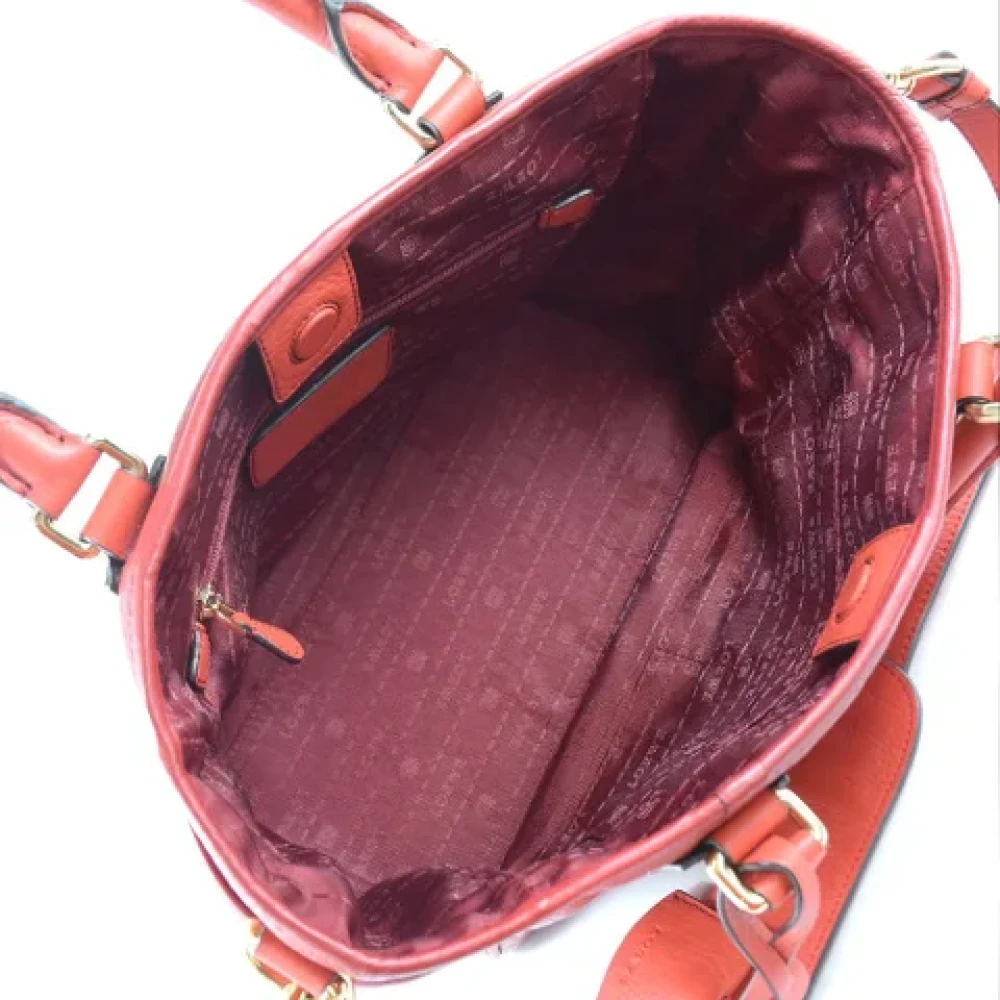 Loewe Pre-owned Leather shoulder-bags Red Dames