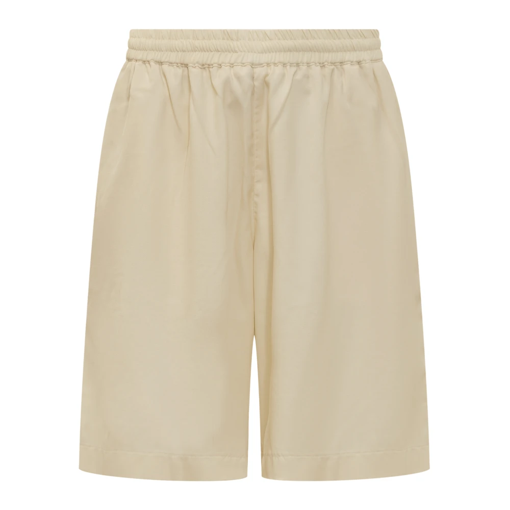 Bonsai Shorts met elastische taille en zakken Beige Heren