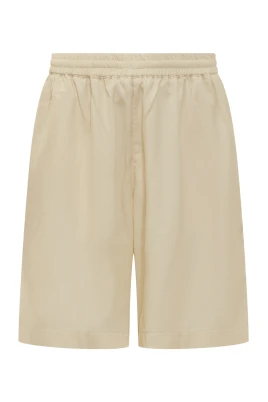 Shorts med elastisk midja och fickor