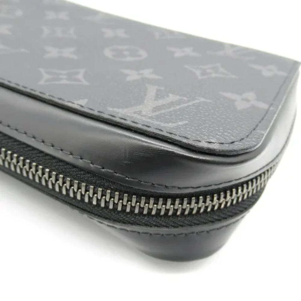 Louis Vuitton Vintage Pre-owned Leather wallets Black Dames