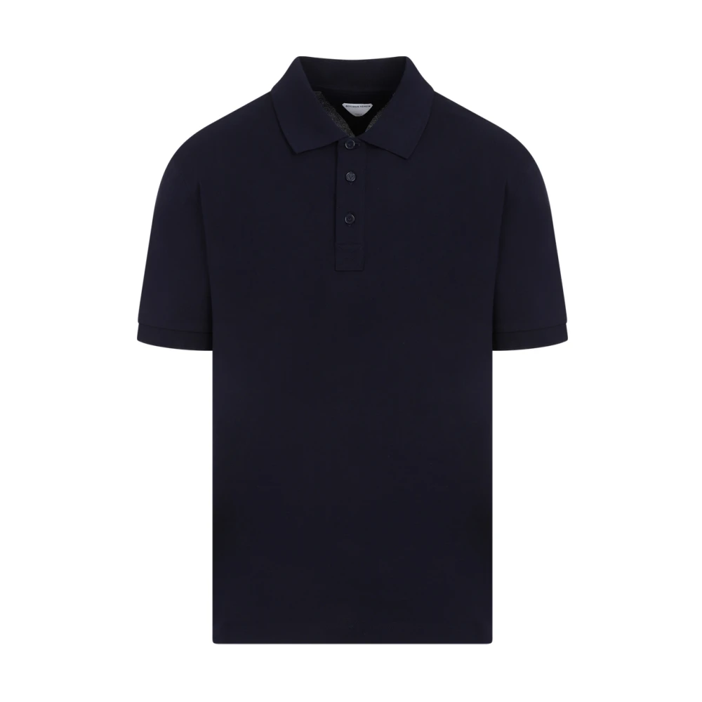 Bottega Veneta Blauw Poloshirt Casual Stijl Blue Heren