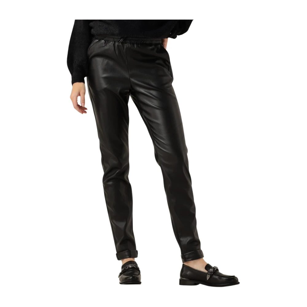 Nukus Paris Broeken PU Black Dames