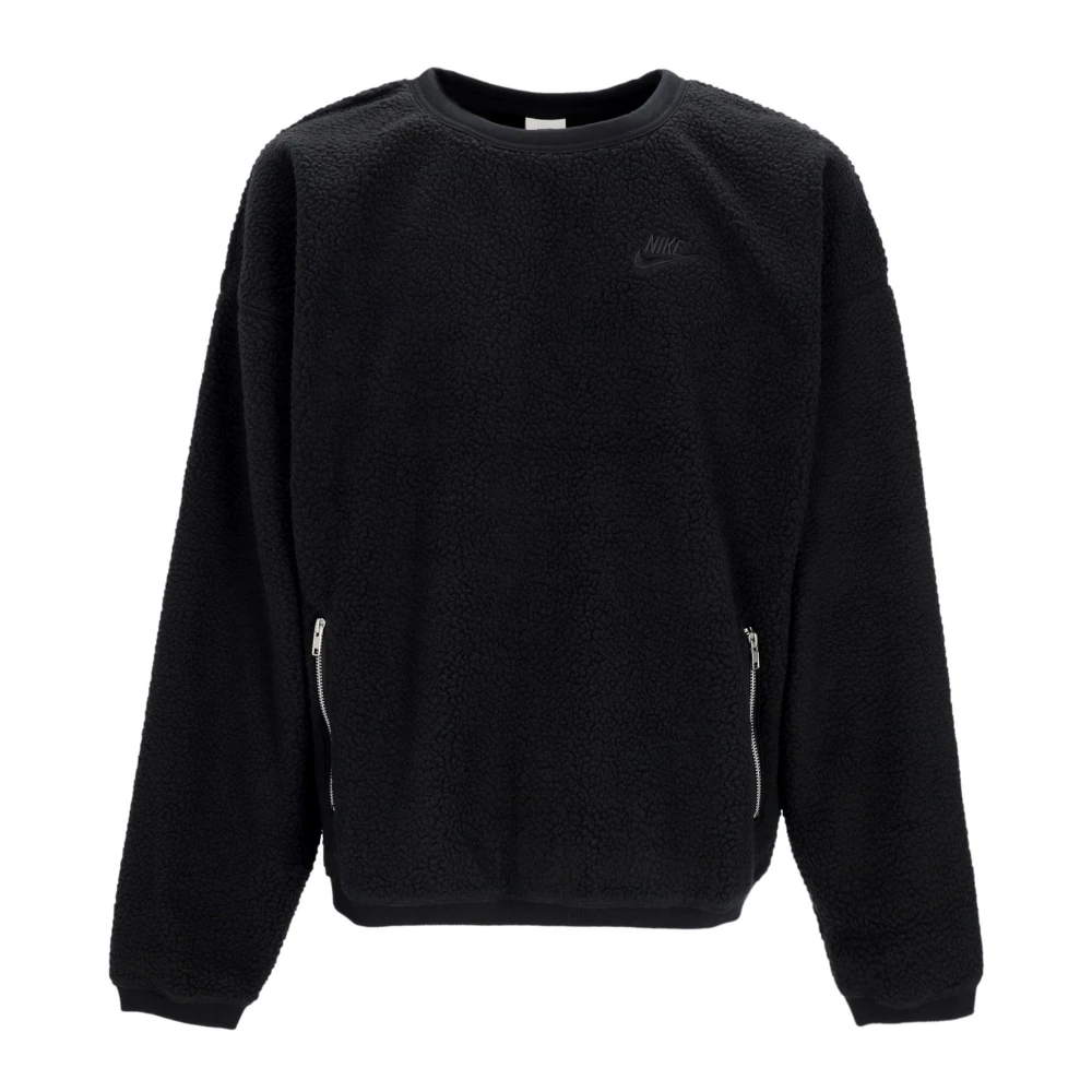 Nike Winterized Crewneck Sweatshirt Zwart Club+ Fleece Black Heren