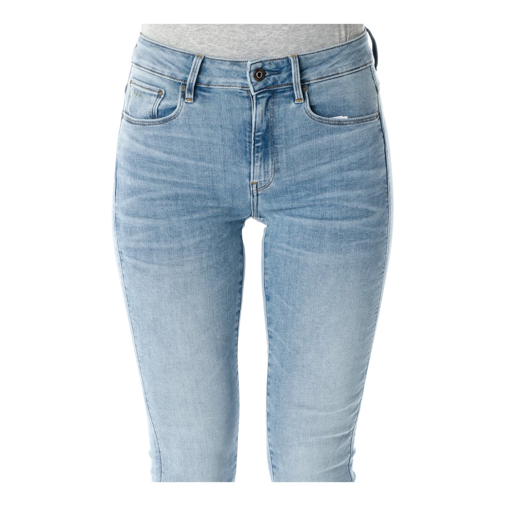 G-Star Mid Waist Skinny Fit Jeans Blue Dames