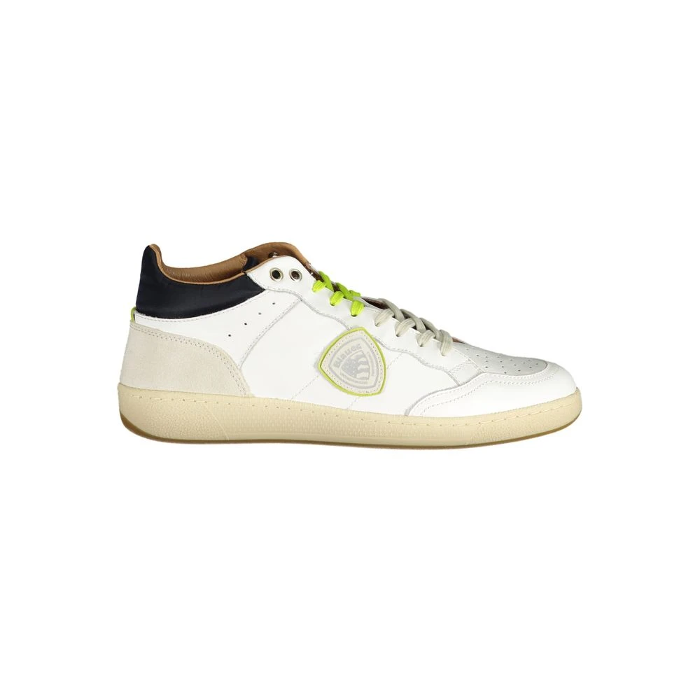 Blauer Men's White Leather Sneaker