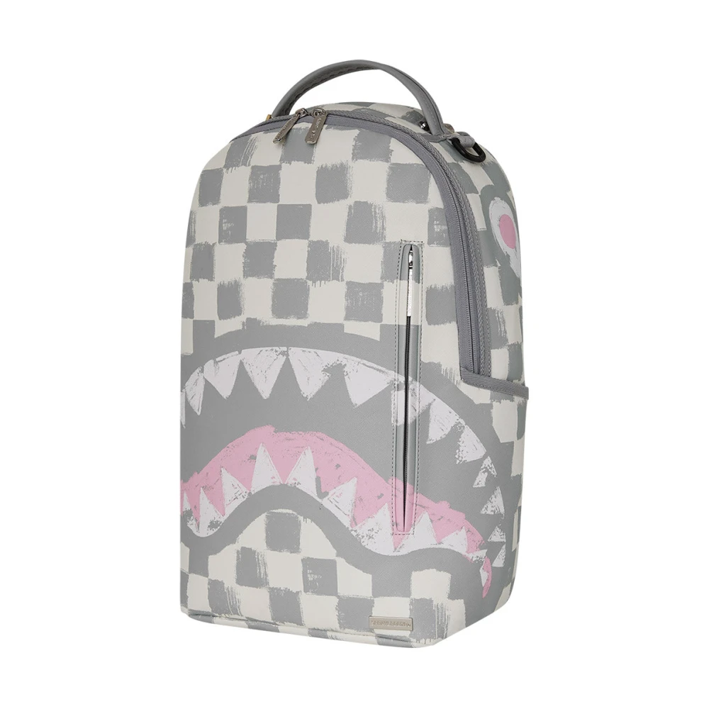 Sprayground Geruite Crème Rugzak Multicolor Unisex