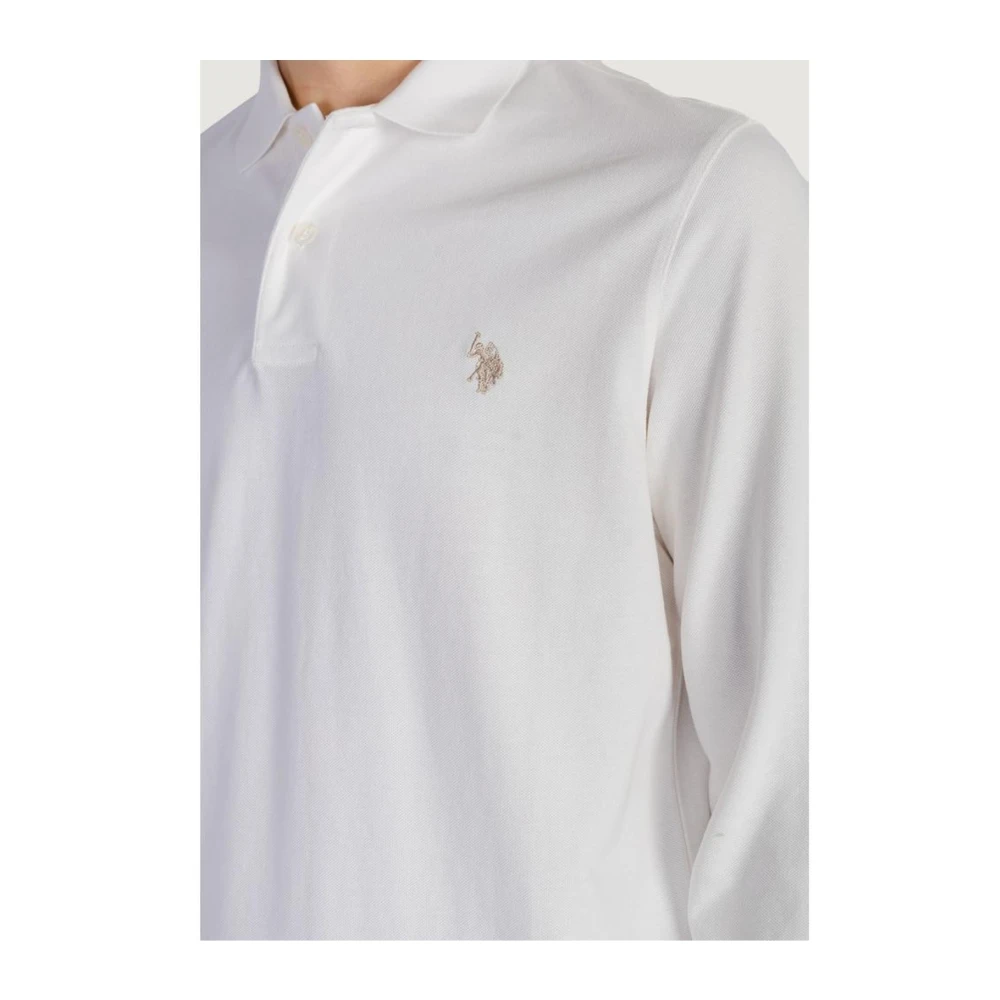 U.s. Polo Assn. Witte Katoenen Crew Neck T-Shirt White Heren