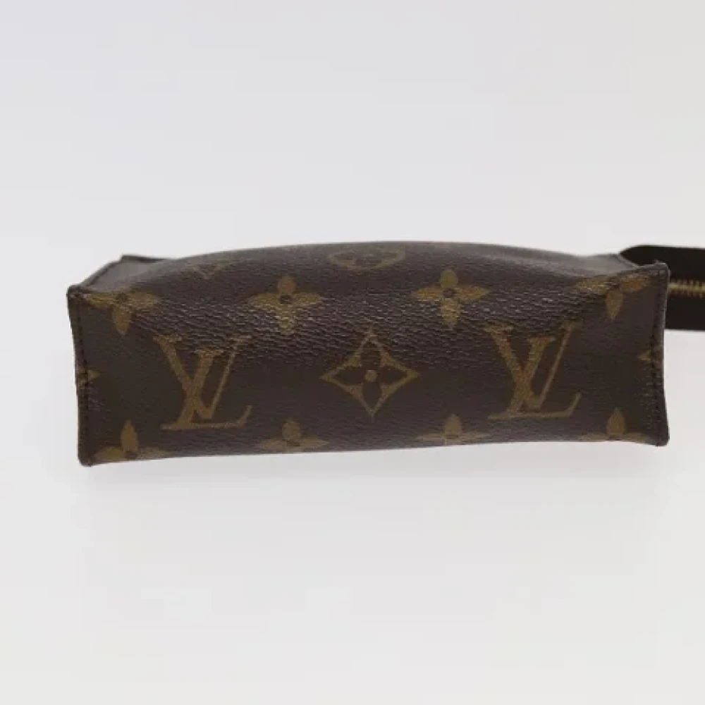 Louis Vuitton Vintage Pre-owned Canvas clutches Brown Dames