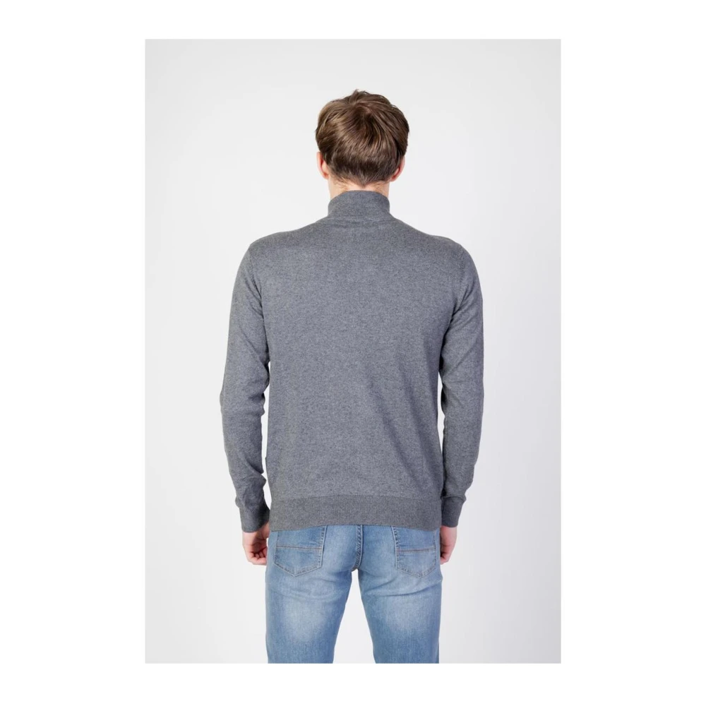 U.s. Polo Assn. Jersey T-shirt Katoenmix Herfst Winter Collectie Gray Heren