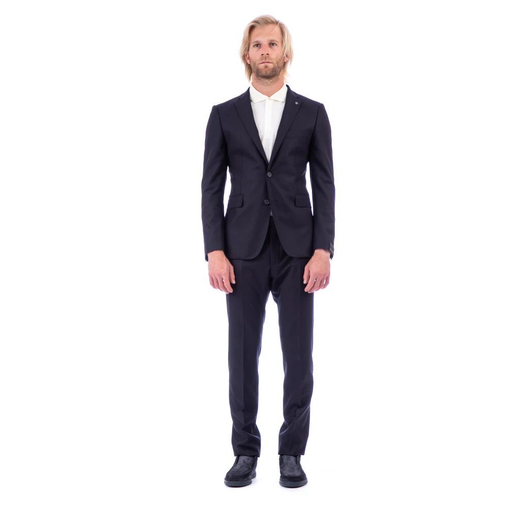 Tagliatore Uomo Blu Abiti L, New,