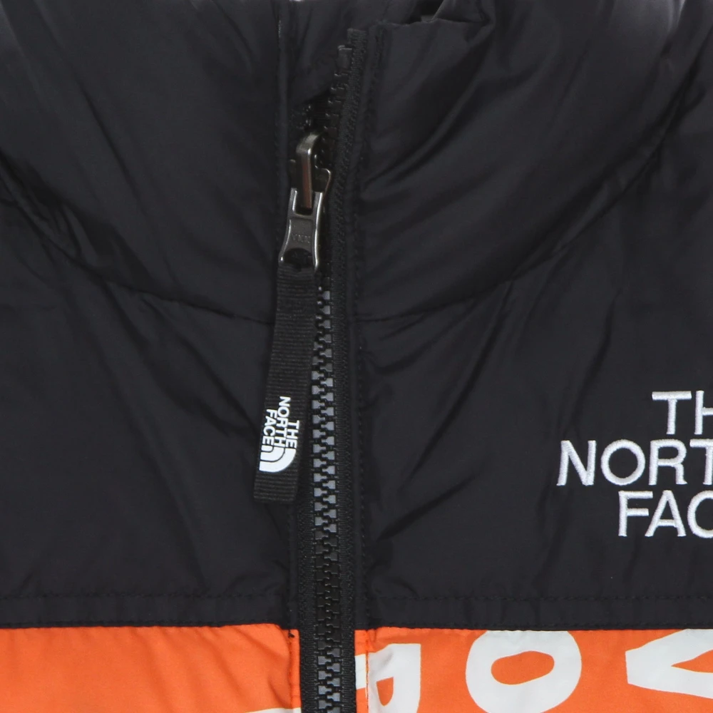 The North Face Gedrukte 1996 Retro Nuptse Jas Orange Heren