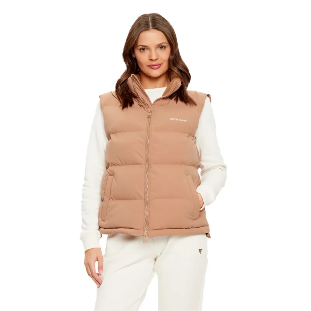 Guess - Jackets > Vests - Beige - Guess - Modalova