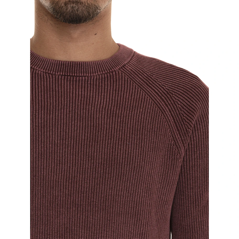 Gant Stone Washed Raglan Pullover Brown Heren
