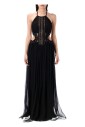 black-embroidered-tulle-halter-dress