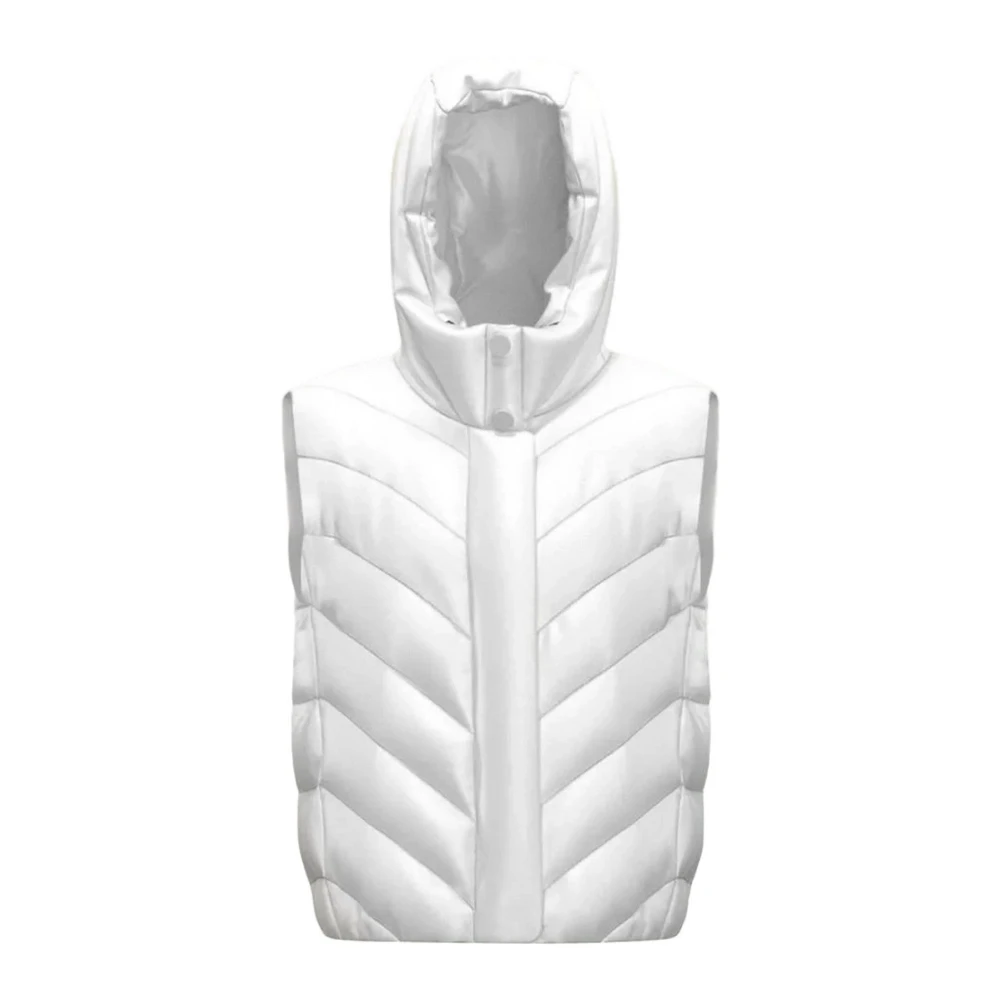 Emme DI Marella Stijlvolle Gilet met 100% samenstelling White Dames