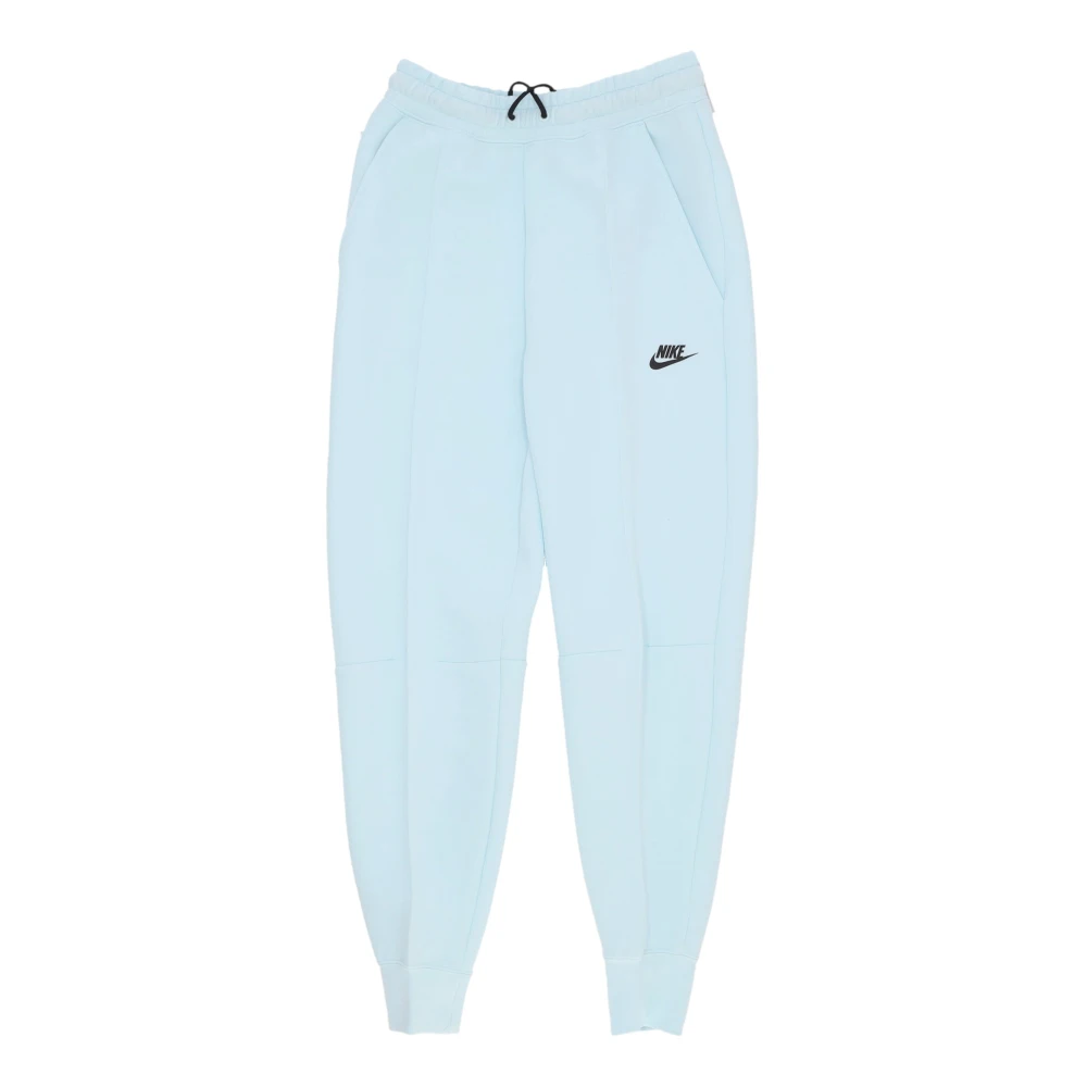 Nike Tech Fleece Mid-Rise Jogger Byxor Blue, Dam