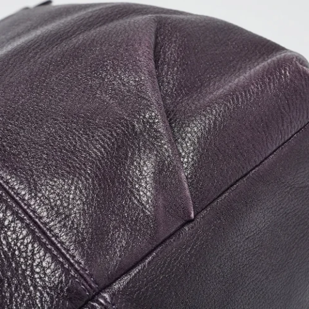 Coach Pre-owned Leather handbags Purple Dames