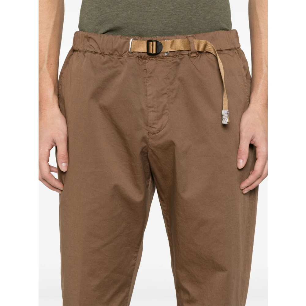 White Sand Bruine Broek met Trekkoord en Zakken Brown Heren