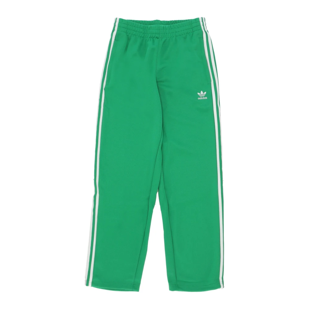 Adidas Zilver Metallic Groene Wide Trackpants Green Heren