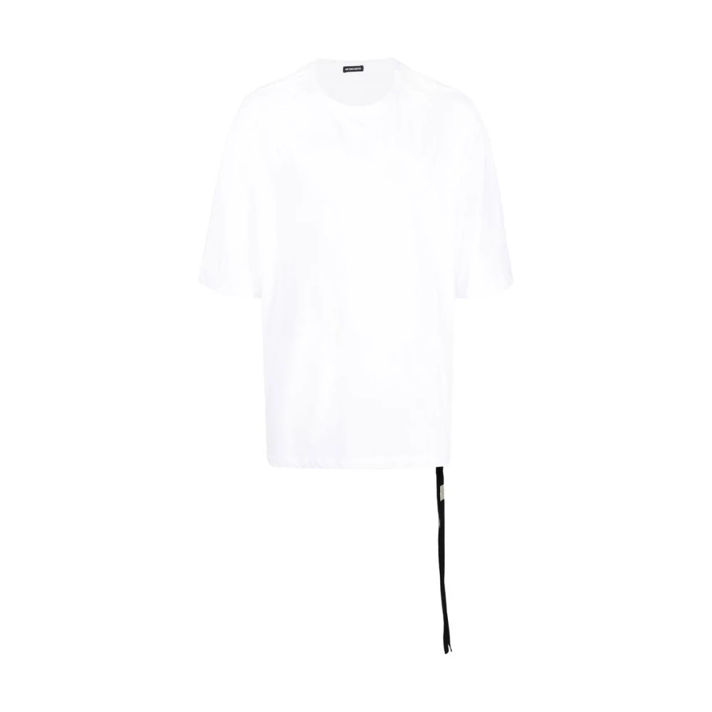 Ann Demeulemeester Versleten Oversized T-shirt White Heren