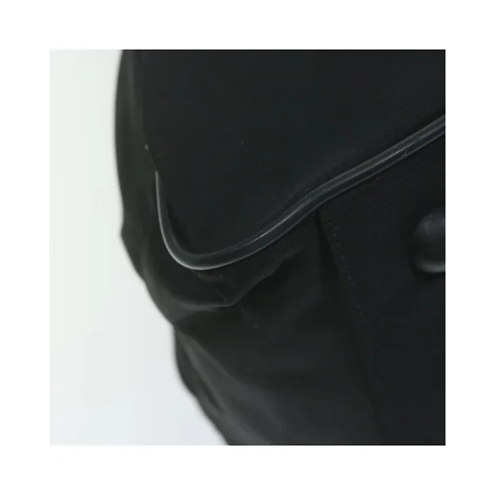 Prada Vintage Pre-owned Nylon handbags Black Dames