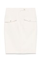 white-skirt-with-rear-slit