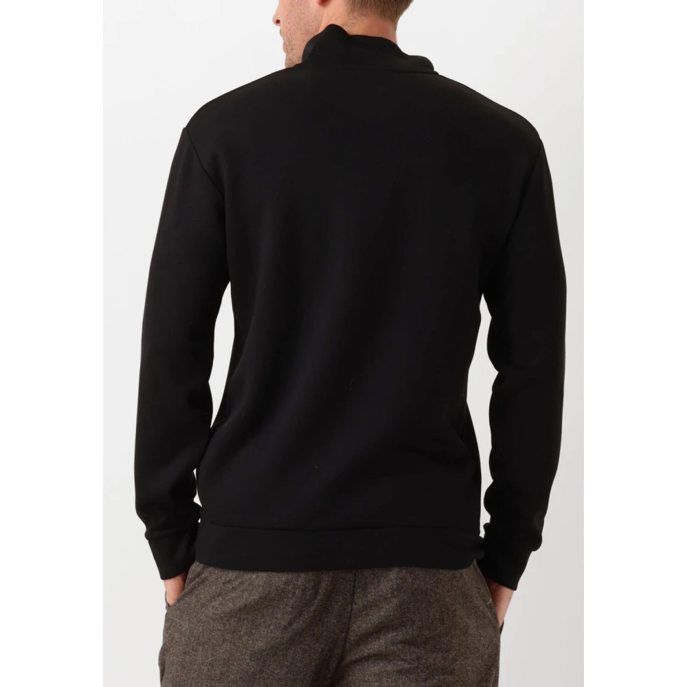 Selected Homme Zwarte Zip High Neck Sweatshirt Black Heren
