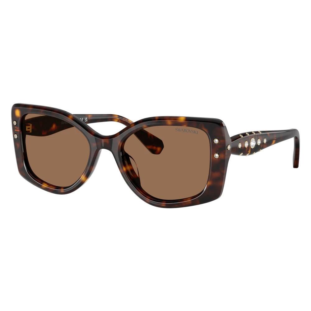 Swarovski Unisex Brown Sunglasses, 54 Mm, 0Sk6058u