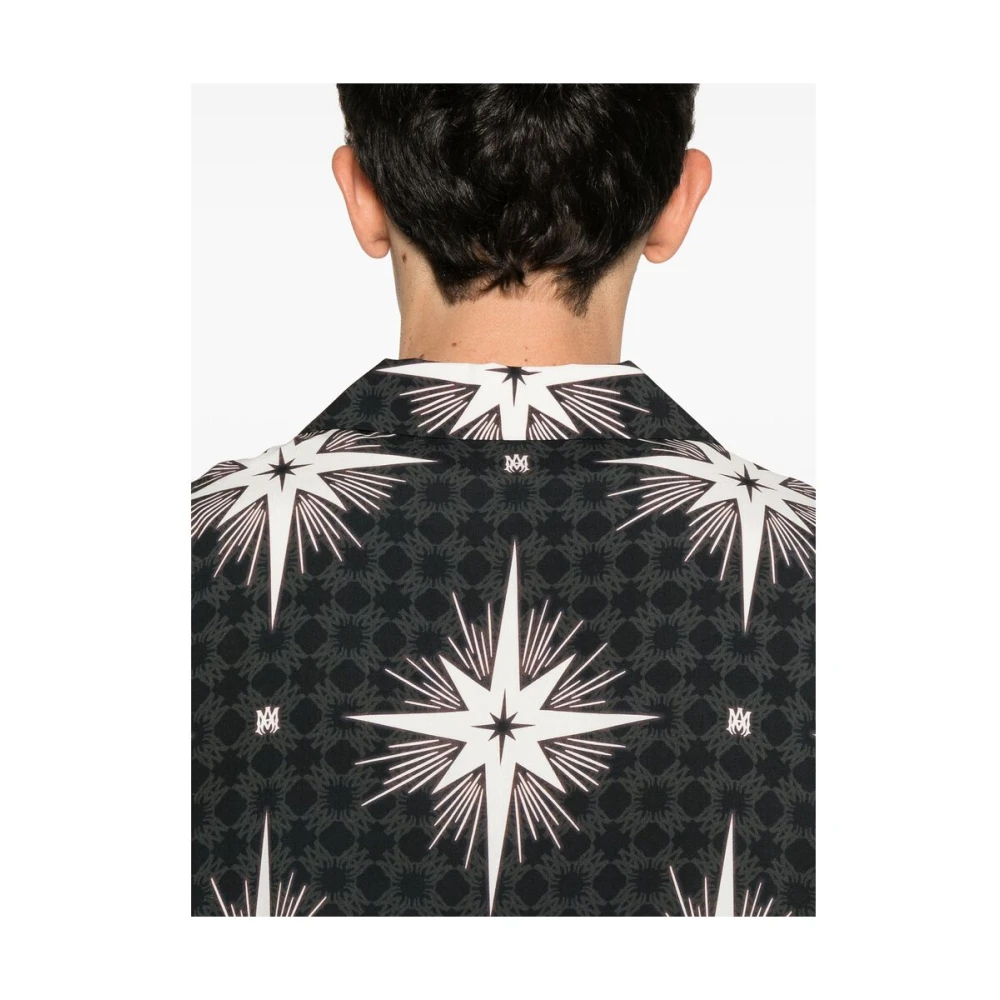Amiri Overhemd met Sterrenprint Black Heren