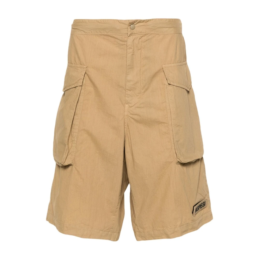 Aspesi Sabbia Shorts voor Vrouwen Beige Heren