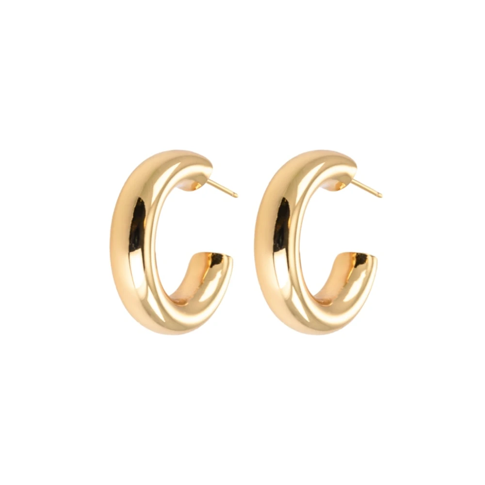 Chunky Hoops - Gold