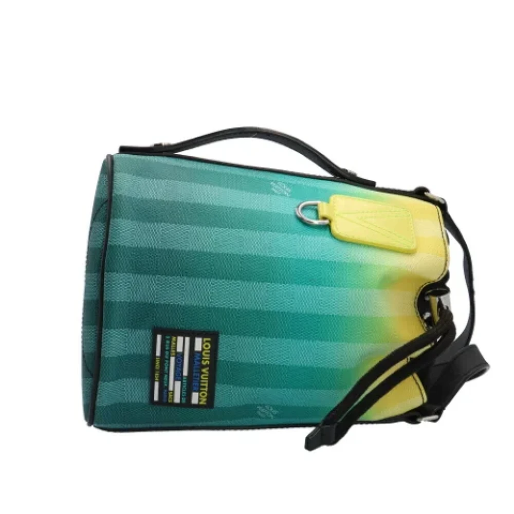 Louis Vuitton Vintage Pre-owned Plastic louis-vuitton-bags Green Dames