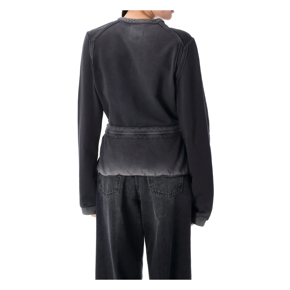 Vivienne Westwood Grijze Gebreide Androsphynx Jas Black Dames