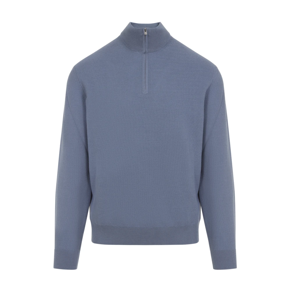 Ralph Lauren Men's Blue Turtleneck Pullover - Turtlenecks - L - Knitwear