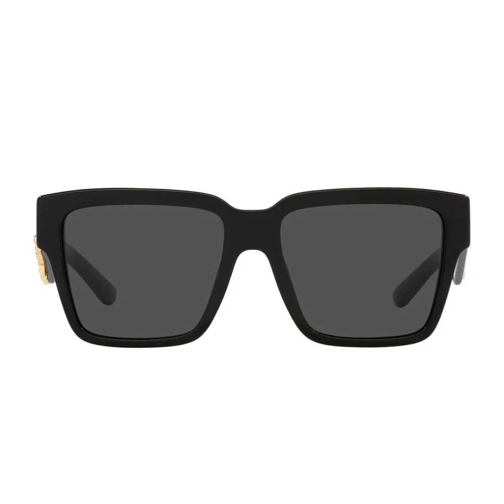 Dolce & Gabbana Unisex Black Barocco Style Sunglasses - Sunglasses - 55 Mm - Accessories