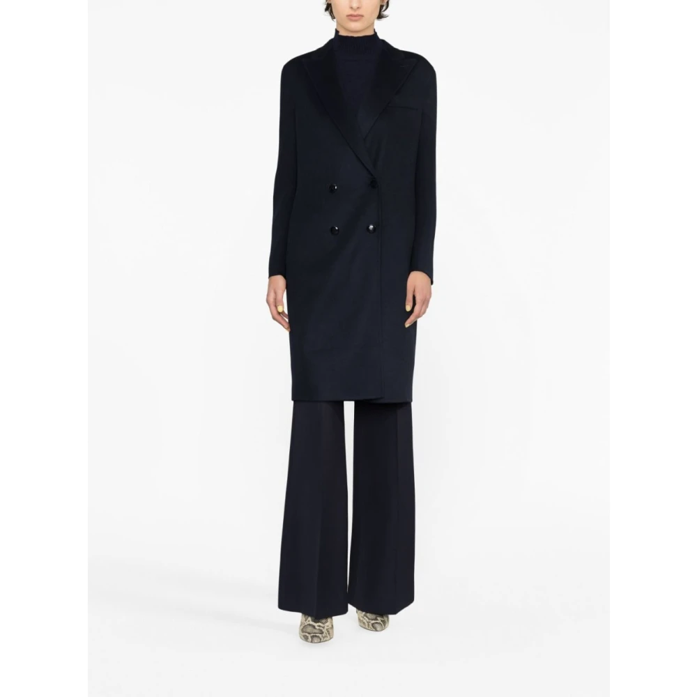 Giorgio Armani Stijlvolle Jas voor Mannen en Vrouwen Blue Dames