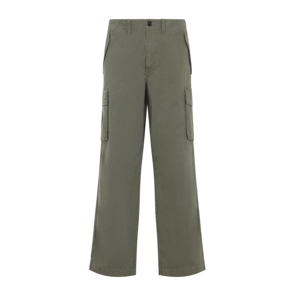 Burberry Men's Green Cyrus Cargo Trousers - Straight Trousers - Xl - Trousers