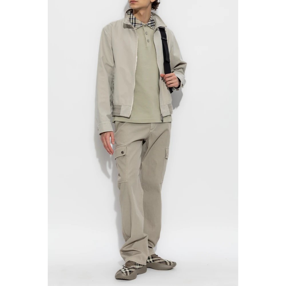 Burberry Straight leg jeans Gray Heren