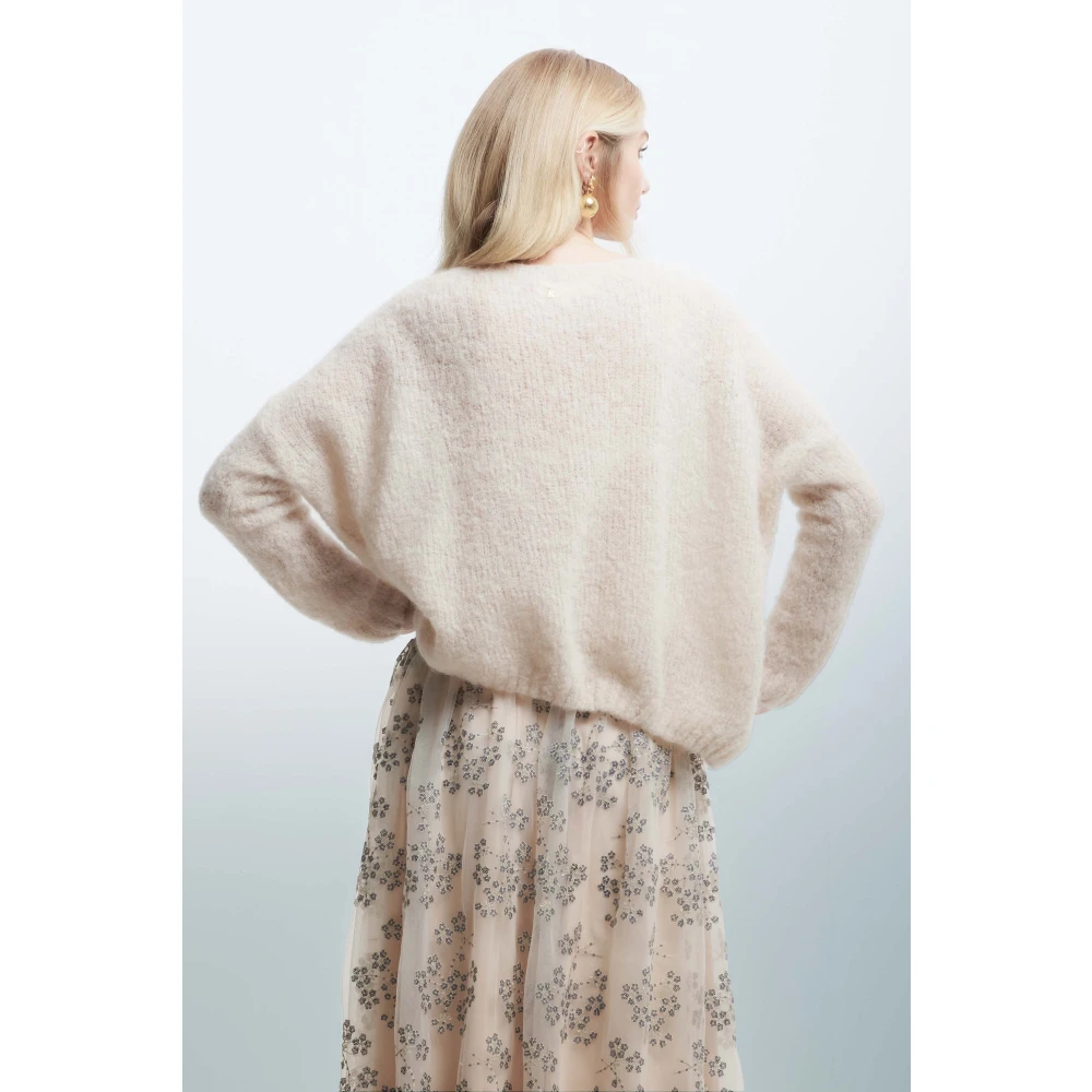 Kocca Trui met diamantpatroon Beige Dames