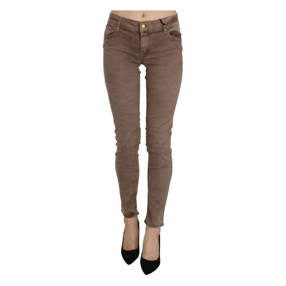 Cycle Bruine Slim Fit Skinny Jeans Brown Dames