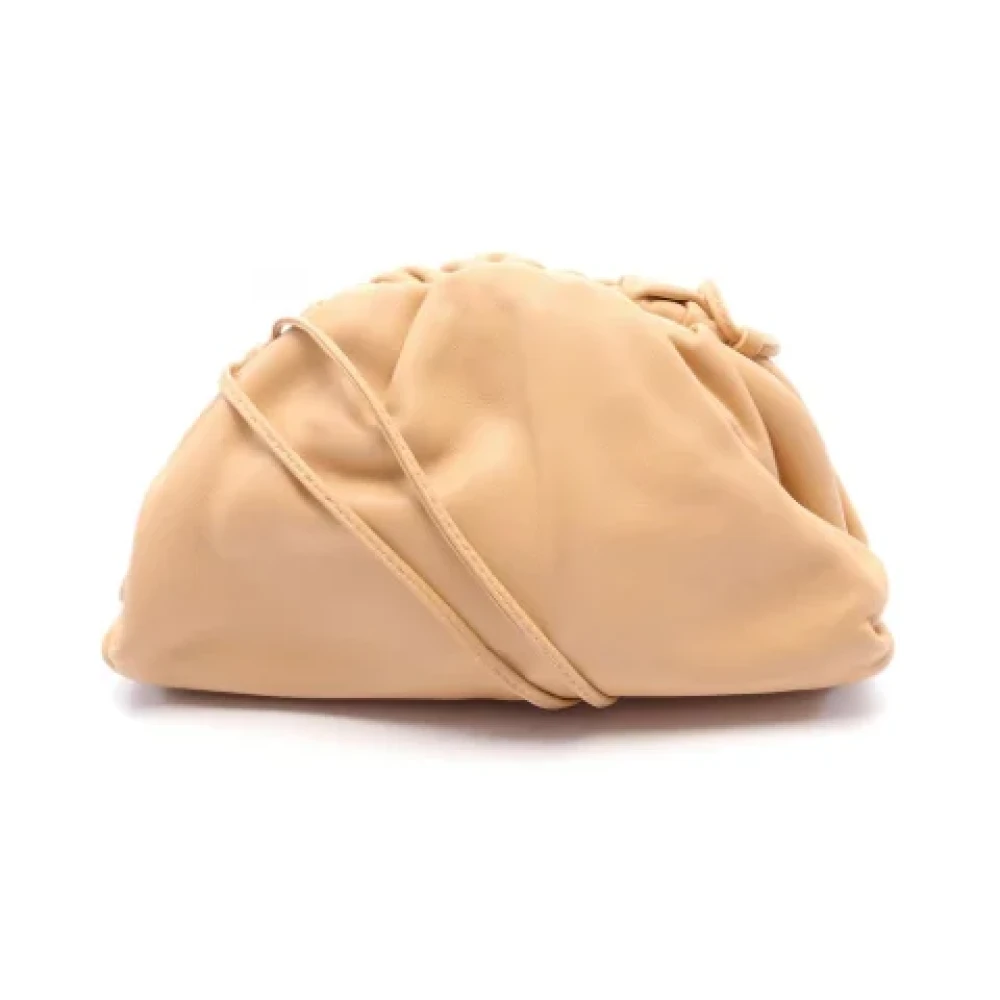 Bottega Veneta Vintage Pre-owned Leather wallets Beige Dames