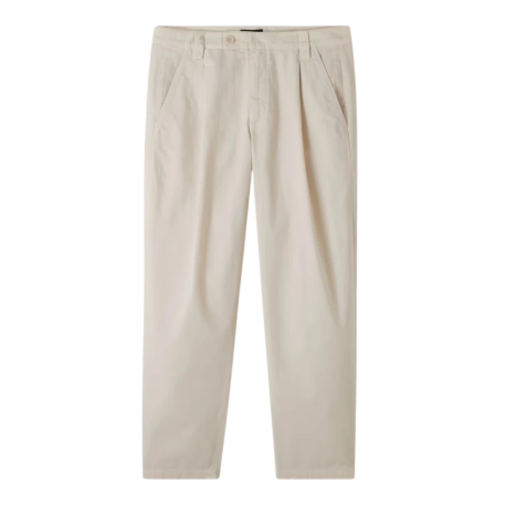 A.p.c. Uomo Beige Straight Trousers