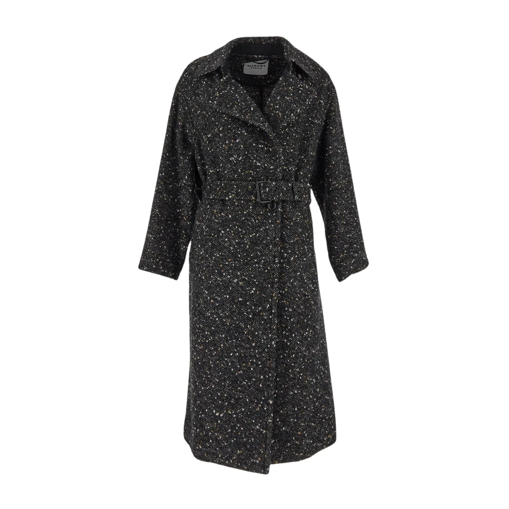 Isabel Marant Étoile Wollen jas voor vrouwen Black Dames