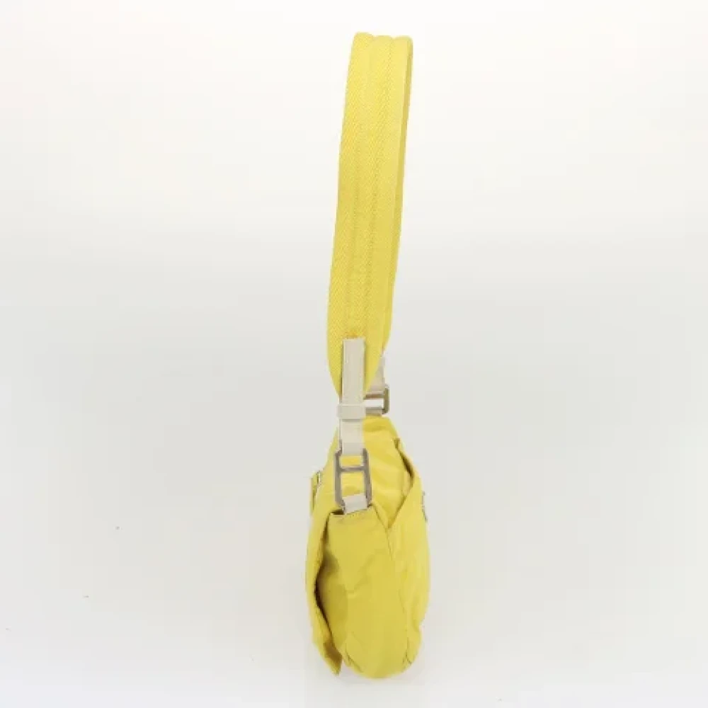 Prada Vintage Pre-owned Nylon prada-bags Yellow Dames