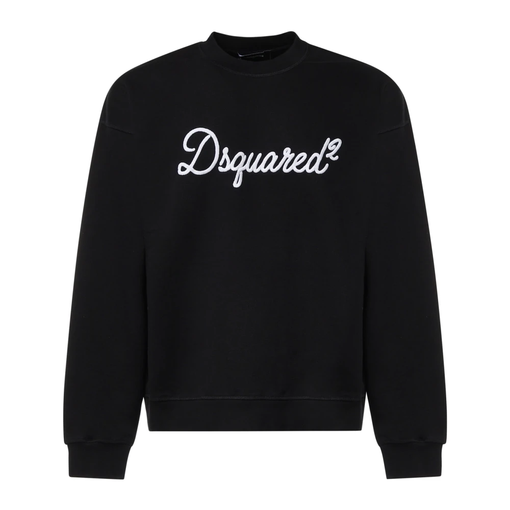 Dsquared2 Sweatshirts - Male - Sweatshirts - Black - 2XL - Sweatshirts & Hoodies